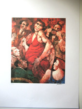 REMO SQUILLANTINI: Litografia limitata 175 esemplari, firmata, 50x70cm