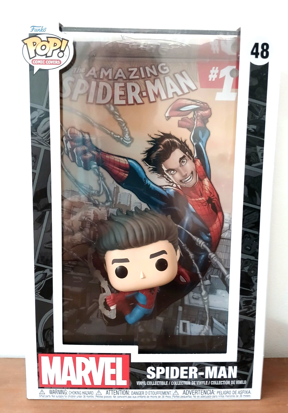 Figurine Funko Pop! Comic Covers Marvel Spider-Man The Amazing 48 B-Stock
