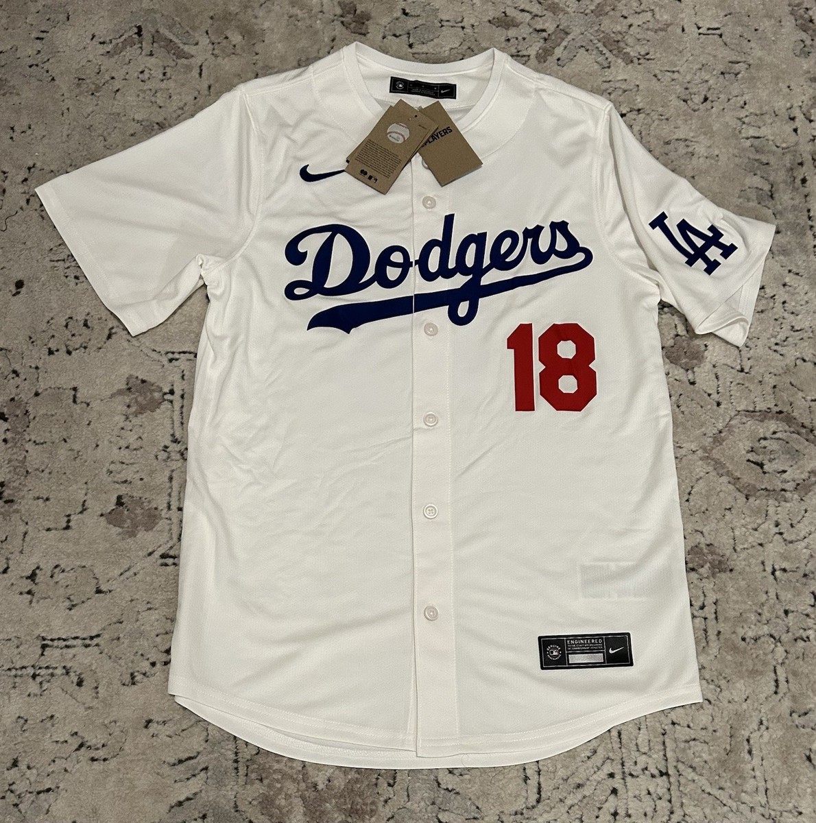 Nike Authentic LA Los Angeles Dodgers Yoshinobu Yamamoto #18
