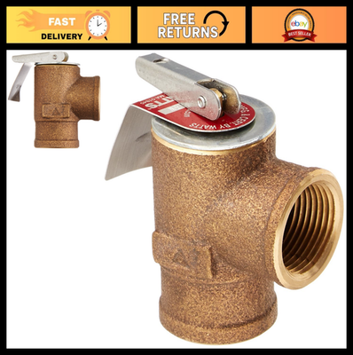 #ad 30 PSI Pressure Relief Valve Bronze 3 4quot; NPT High Quality Safety Valve $82.99