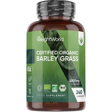 Organic Barley Grass Powder Capsules 2000mg - 240 240 count (Pack of 1)