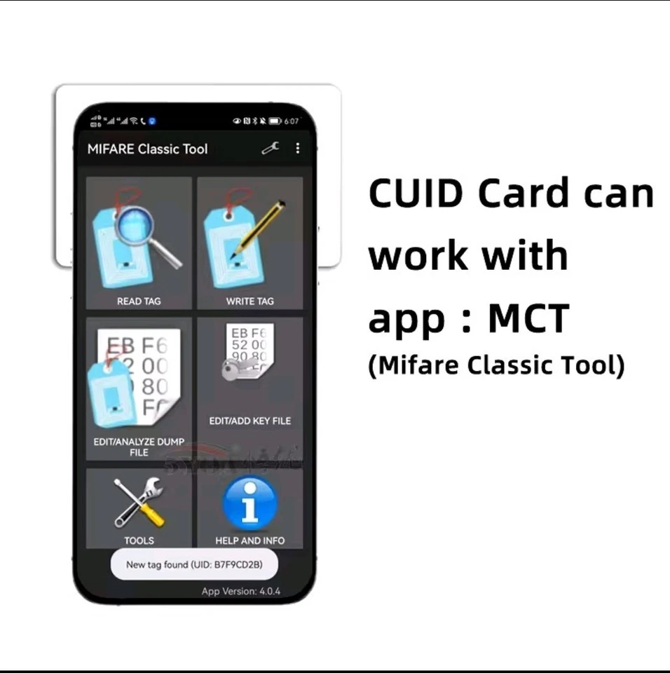 5 CUID Magic NFC Cards - Changeable UID MIFARE Classic 1K S50 13.56MHz - Image 2 of 3