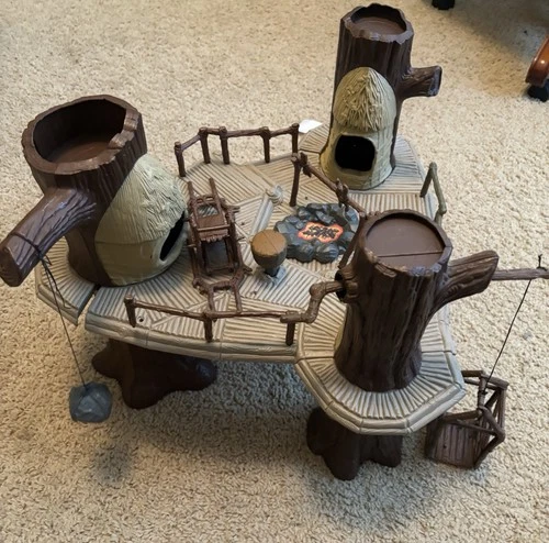 Star Wars Ewok Village Playset Complete 1983 ROTJ Original No Repro EW4