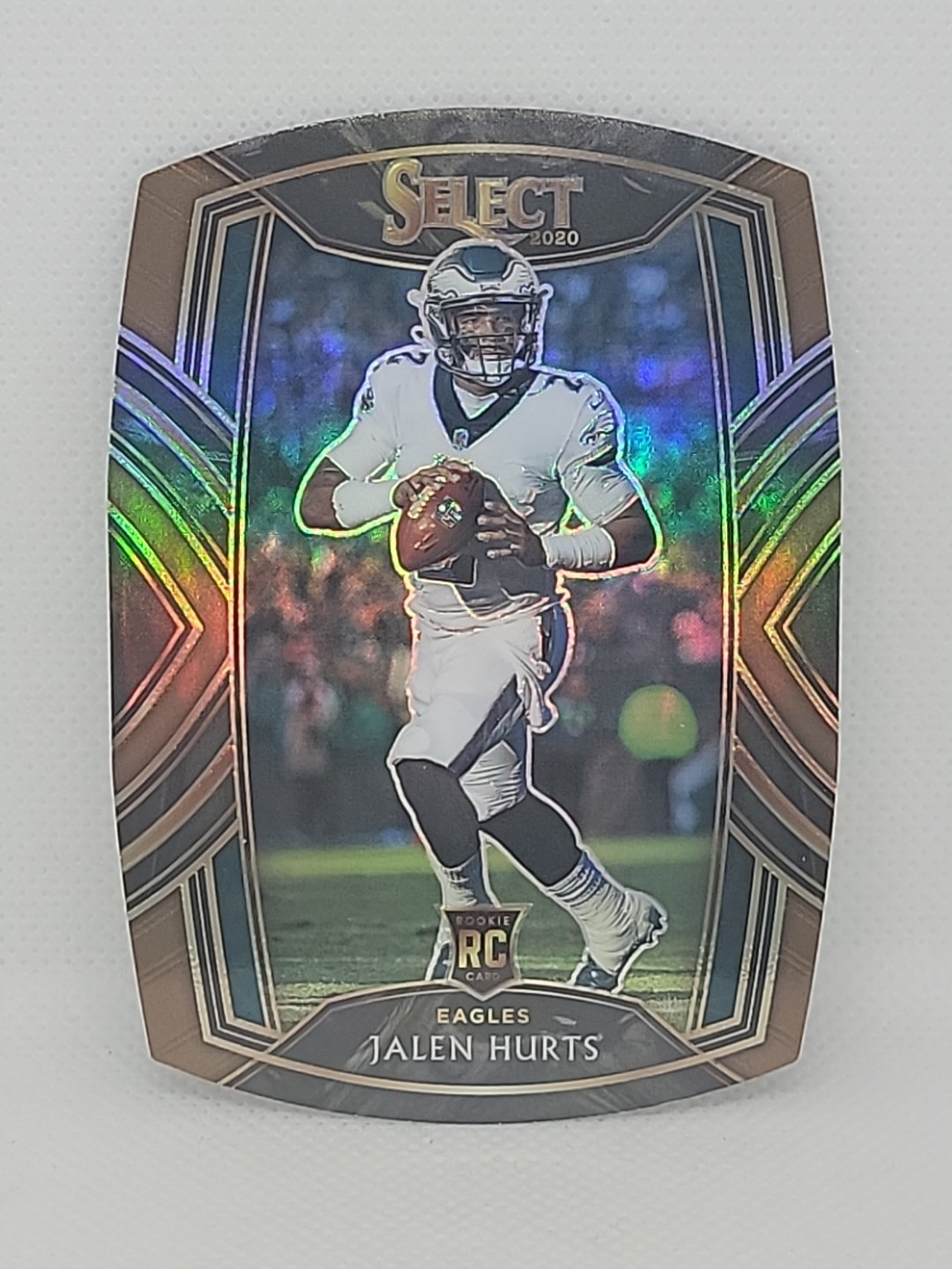 Jalen Hurts 2020 Panini Select Club Level Rookie #/355 Copper Die-Cut PRIZM