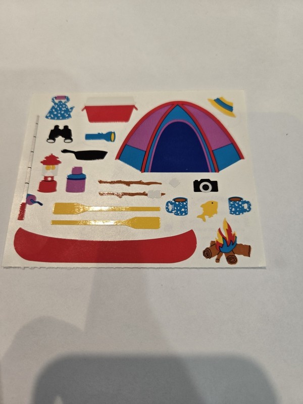 Mrs. Grossman's Camping Scrapbook Sticker