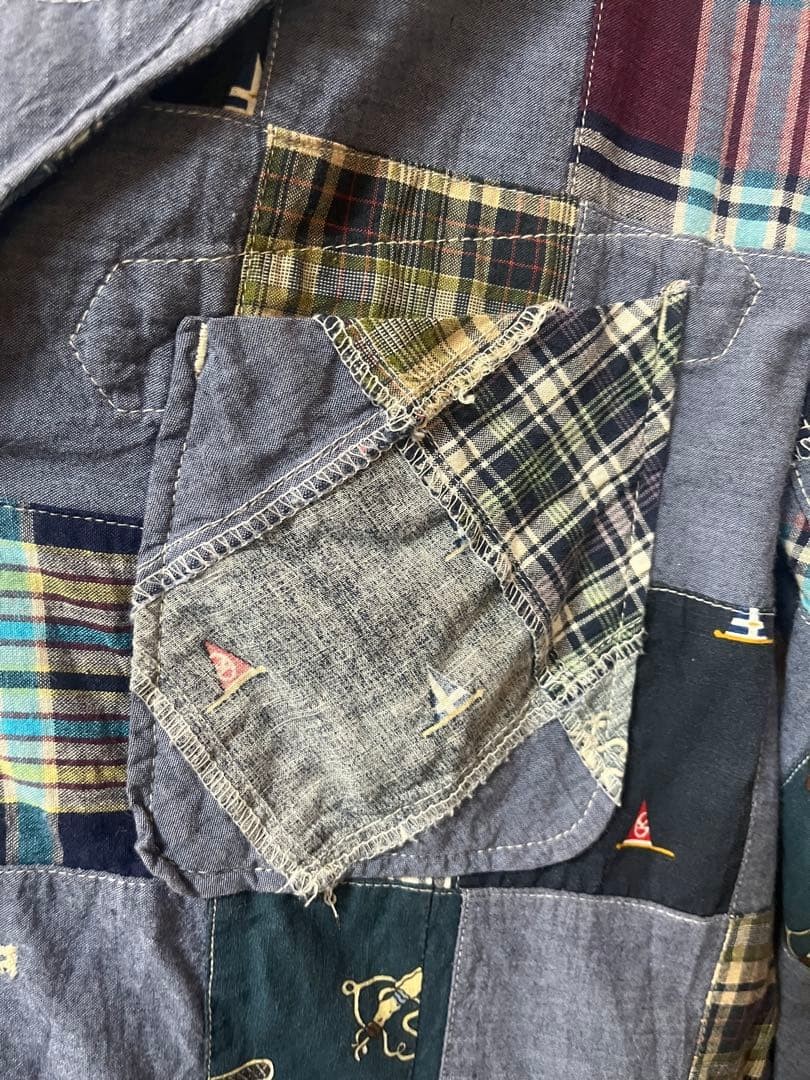 Engineered Garments x BEAMS Patchwork Denim Jacke… - image 5