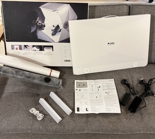 Foldio3 + Halo Bar  (25" All-in-one Photo Studio Box) by ORANGEMONKIE Portable