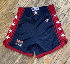 Vintage Team Issued USA Dream Team Basketball Champion Shorts Pro Cut Size 38