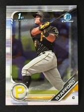 2019 Bowman Chrome #BCP-214 Deon Stafford Prospects Card Pittsburgh Pirates