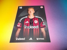 Hugo Larsson  Eintracht Frankfurt signiert signed Autogramm auf Autogrammkarte