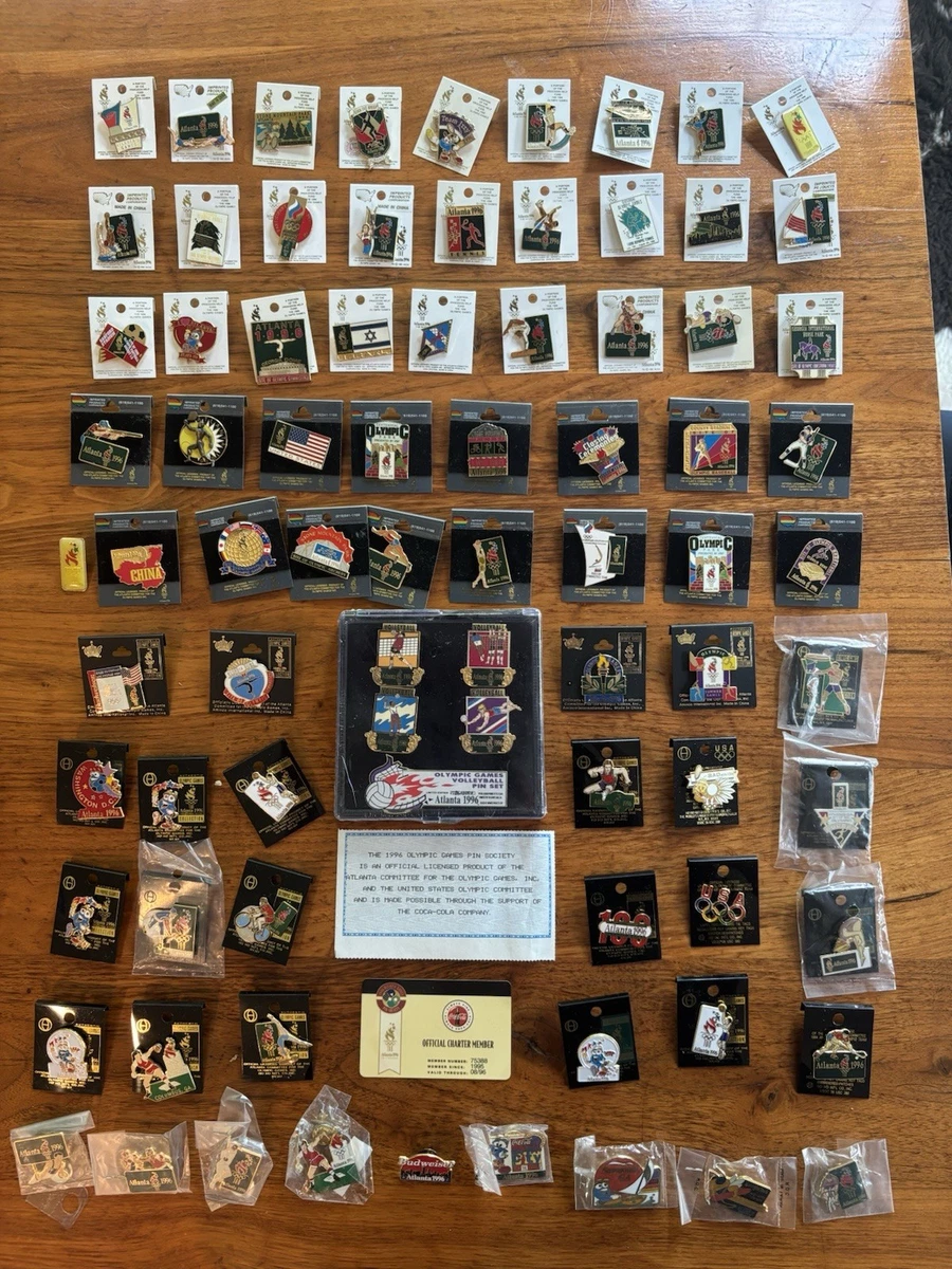Atlanta 1996 Event USA Olympics Fan Pin, Buttons for sale | eBay