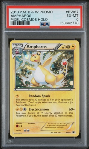 Ampharos graded PSA 6 for sale on eBay