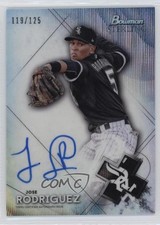 2021 Bowman Sterling Prospect Wave Refractor 119/125 Jose Rodriguez Auto 0sb5