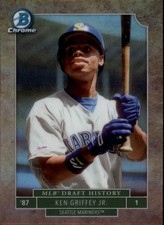 2016 Bowman Chrome Draft MLB Draft History #MLBDKGJ Ken Griffey Jr.