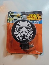 Disney STAR WARS Storm Trooper Plug-in NIGHT LIGHT Lamp NEW Rough Pack Shape
