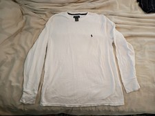 Men's XL White Polo Ralph Lauren Long Sleeve