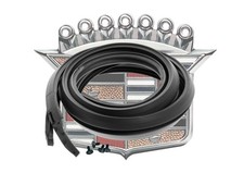 1965-1966 Cadillac Calais Deville Hardtop Roof Rail Weatherstrip Set