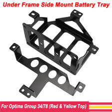 Universal Battery Mounting Box Tray For Optima Group 34/78 Hot Rod Mini Truck