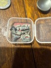 Very Nice Junk Drawer Lot Knife Boy Scout Merit Awards, Fossils, Pins Military, — photo 2