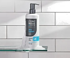 Men+Care, Face + Body Cleanser, Dry Repair, 16.9 oz, (500 ml)