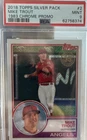 2018 Topps Silver Pack 1983 Chrome Mike Trout #2 PSA 9 Los Angeles Angels MLB