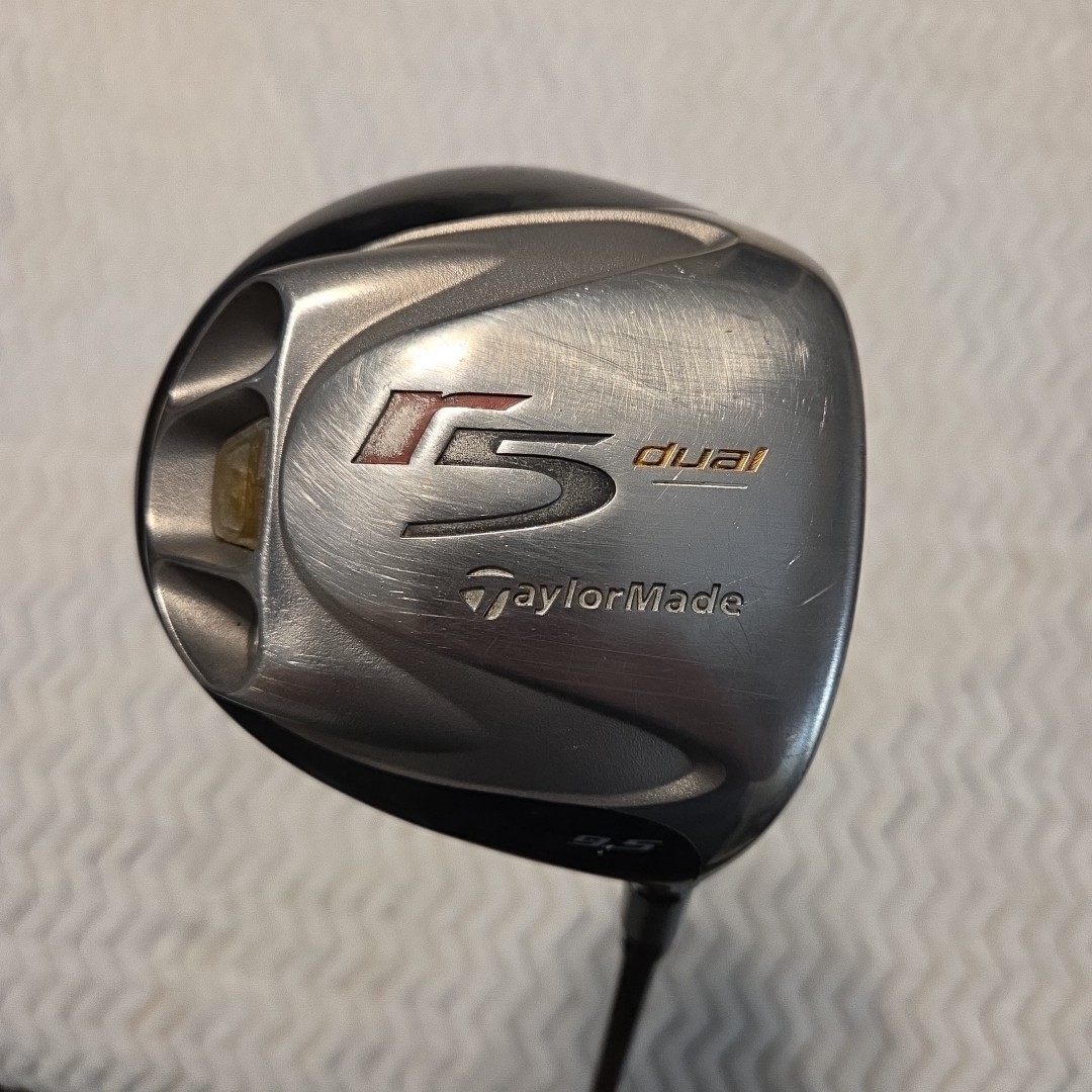 TaylorMade R5 Dual Driver 9.5* MAS2 55g Stiff Graphite Shaft Mens