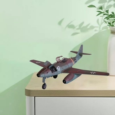 1/33. Papier Deutsch Me-262 Fighter Model Kit Flugzeug Büro Desktop Dekor