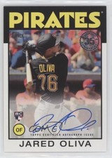 2021 Topps Update 1986 Topps Baseball Auto Jared Oliva #86B-JOL Auto p7m