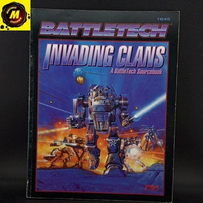 #ad Invading Clans: A BattleTech Sourcebook FASA 1645 #151897 Books $34.22