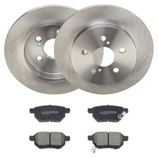 RIDEX Bremsenset Hinten Bremsscheiben Beläge für TOYOTA PRIUS (ZVW3) für SUBARU
