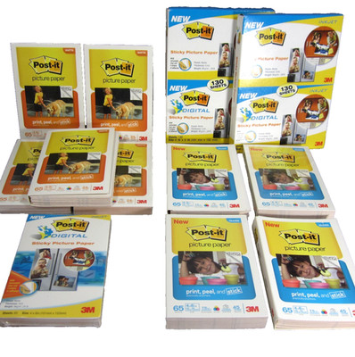 Lot of 3M Post It Digital Photo Picture Paper 4'' x 6'' - Roughly 900 Sheets