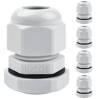 5 pieces cable gland M20, cable entry waterproof IP68 cable insertion...