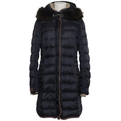 Milestone, Daunenmantel, Damen, Größe: 42, Iman Knit Collar, Blau #etg