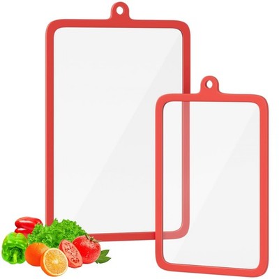 Freshmage 2Pcs Tempered Glass Cutting Boards for Kitchen, Glass Cutting Board...