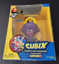 2001 programmable Cubix Robots for Everyone Cerebrx Action Figure New in Box