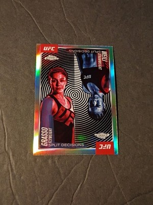 2025 Topps Chrome UFC Split Decision Zhang Weili Alexa Grasso #SDS-11