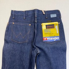 Vintage Wrangler USA Deadstock Jeans 32x36 NOS Regular Fit Straight Leg Denim