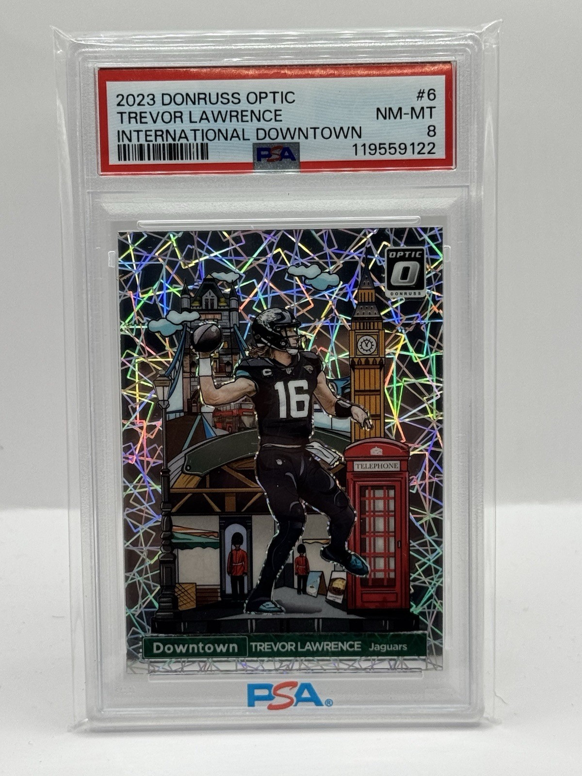 2023 Donruss Optic Trevor Lawrence International Downtown