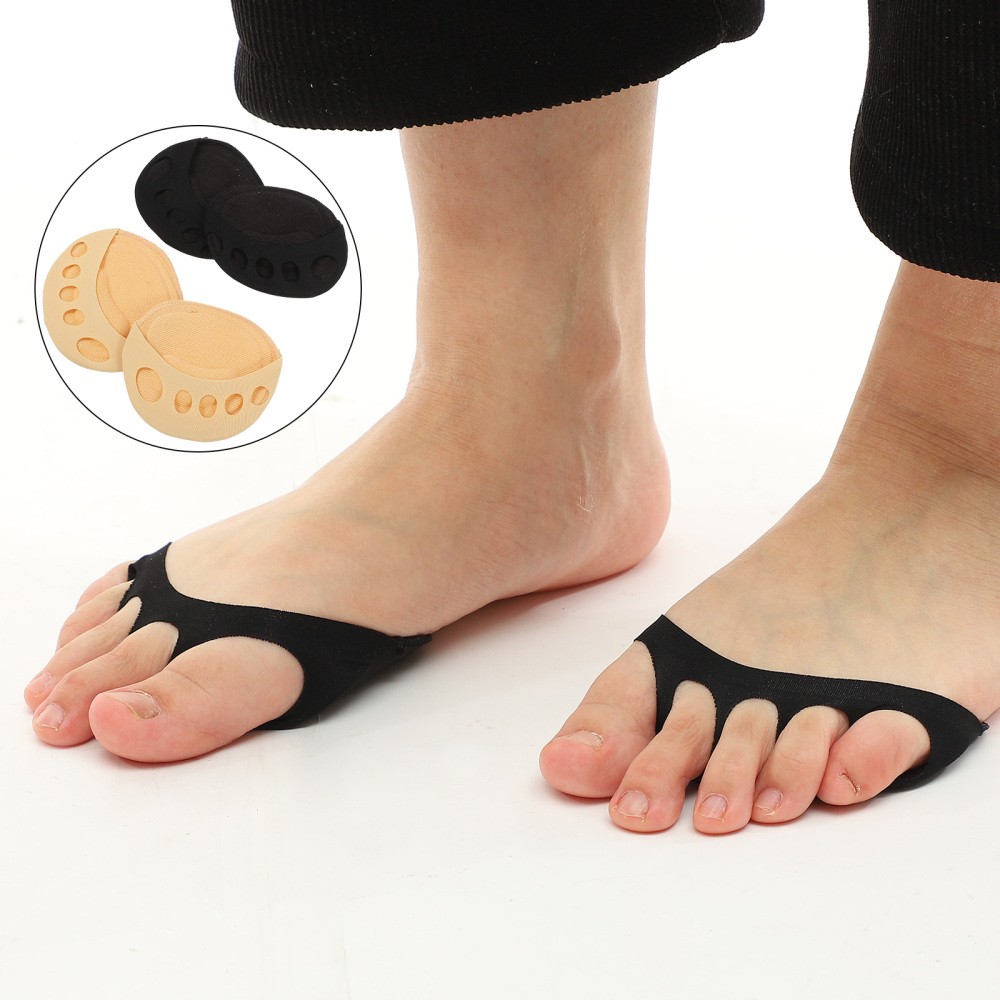 SAOLA 2 Paia Calze Invisibili Cinque Punta Miss Donna Mezza per Suola Estiva