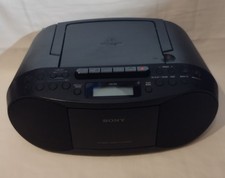 Sony CFD-S70 Portable Boombox Stereo CD Cassette Player FM/AM Radio No Disc