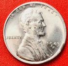 1943-S Lincoln Wheat Cent Penny GEM BU From an Original Bank Roll