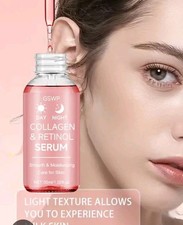collagen and retinol Facial Serum 30ml.Anti Aging.vitaminA,B3, hyaluronic acid.