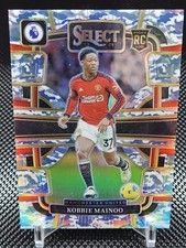 2023-24 Select EPL Kobbie Mainoo Winter Camo /110 Rookie Card. rookie card picture