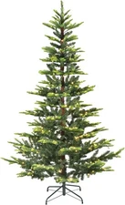 5Ft Pre-lit Artificial Aspen Fir Christmas Tree&180 Lights 502 PE&PVC Branch Tip