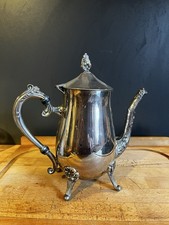 Antike Versilberte Teekanne Kaffeekanne