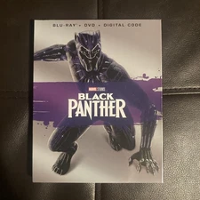 Black Panther  (Blu-Ray/DVD, 2023)   Marvel  Studio Exclusive w/ Rare Slipcover