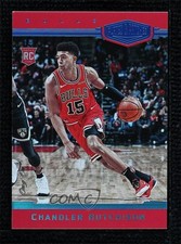 2018 Panini Chronicles Plates and Platinum 1/1 Chandler Hutchison #388 Patch 0c3