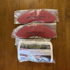 Ford F-150 And Shelby F-150 2015-2020 Eg Red Front Rear Brake Caliper Covers Ford F-150 And Shelby F-150 2015-2020 Eg Red Front Rear Brake Caliper Covers