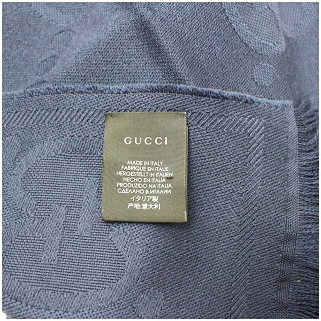 RARE HERMES Gucci Wool Rectangular Stole Scarf Na… - image 3