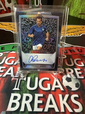 2019-20 Panini Obsidian Electric Etch /65 Franco Baresi #OB-FBA Auto